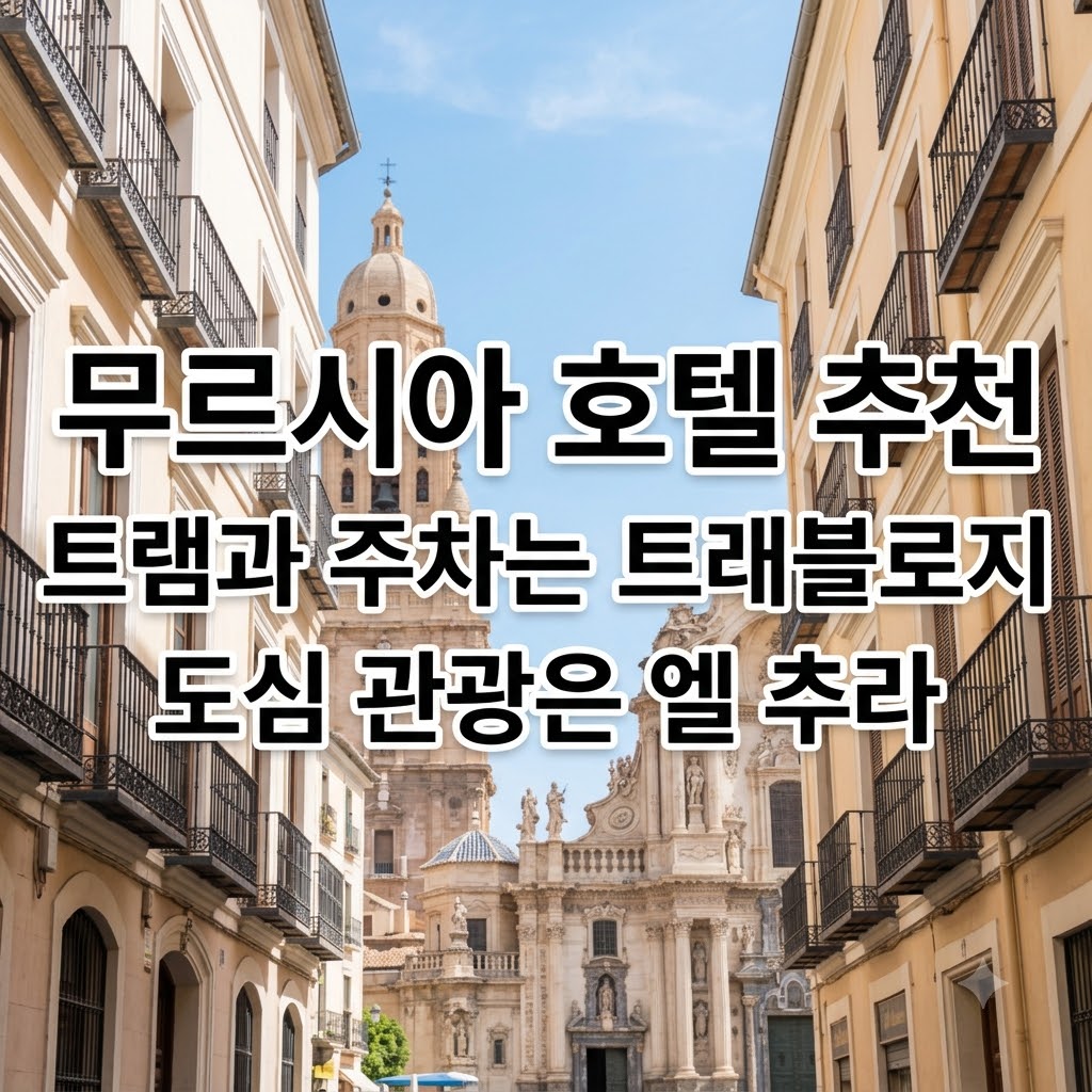 무르시아 호텔 추천 트램과 주차는 트래블로지 도심 관광은 엘 추라