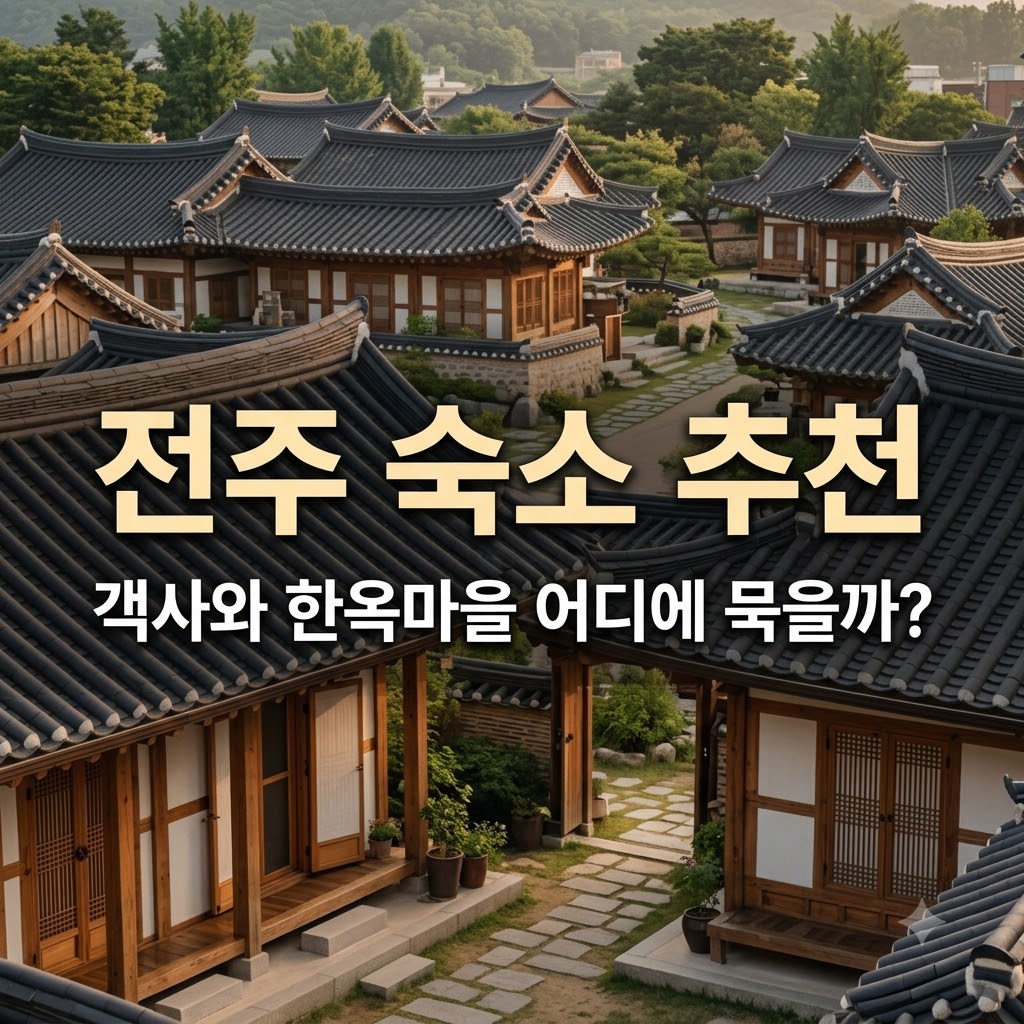 전주 숙소 추천 객사와 한옥마을 어디에 묵을까?